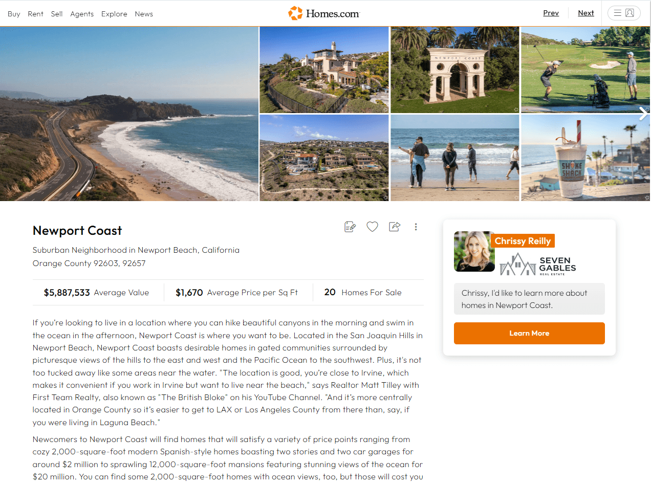 Neighborhood experience